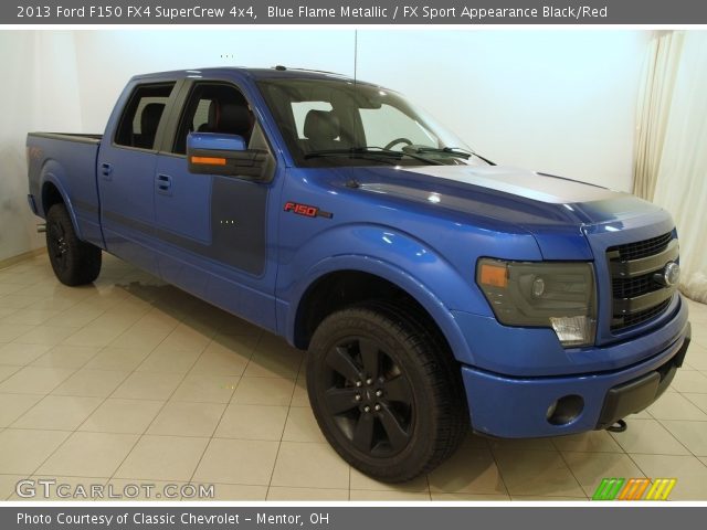 2013 Ford F150 FX4 SuperCrew 4x4 in Blue Flame Metallic