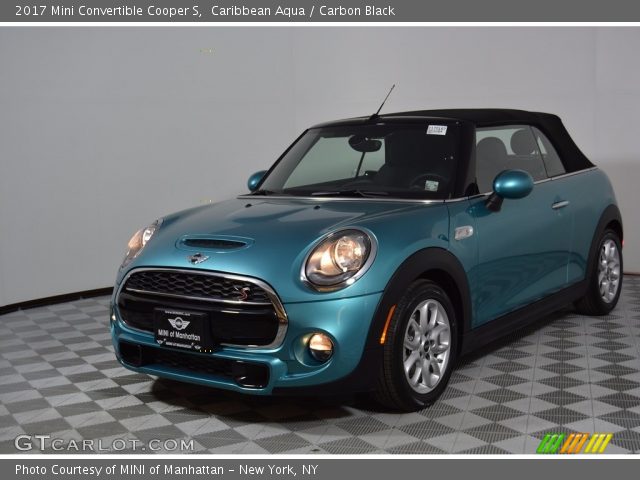 2017 Mini Convertible Cooper S in Caribbean Aqua