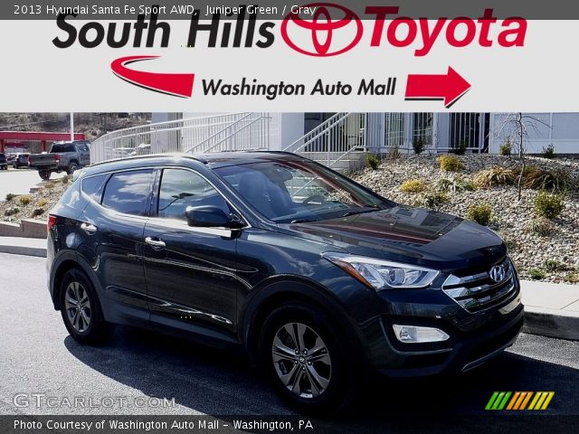 2013 Hyundai Santa Fe Sport AWD in Juniper Green