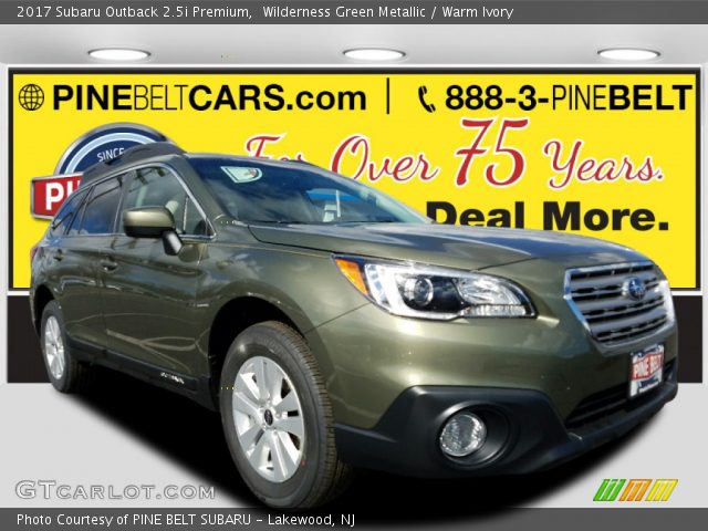 2017 Subaru Outback 2.5i Premium in Wilderness Green Metallic