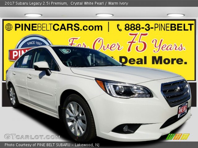 2017 Subaru Legacy 2.5i Premium in Crystal White Pearl