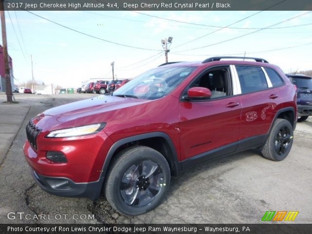 2017 Jeep Cherokee High Altitude 4x4 in Deep Cherry Red Crystal Pearl