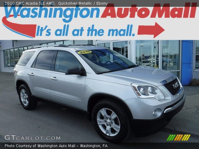 2010 GMC Acadia SLE AWD in Quicksilver Metallic