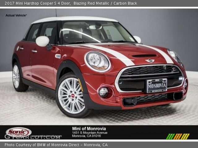 2017 Mini Hardtop Cooper S 4 Door in Blazing Red Metallic