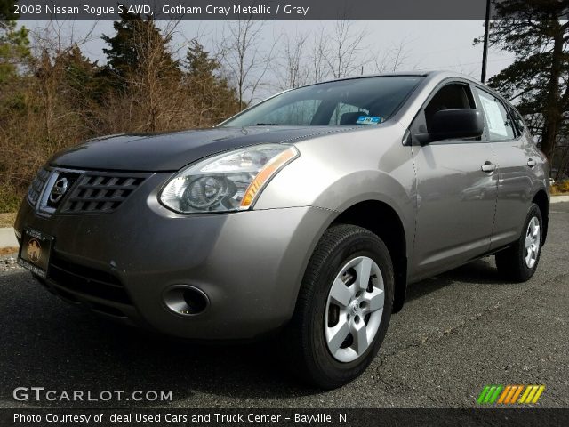 2008 Nissan Rogue S AWD in Gotham Gray Metallic