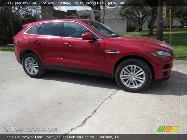 2017 Jaguar F-PACE 35t AWD Prestige in Italian Racing Red