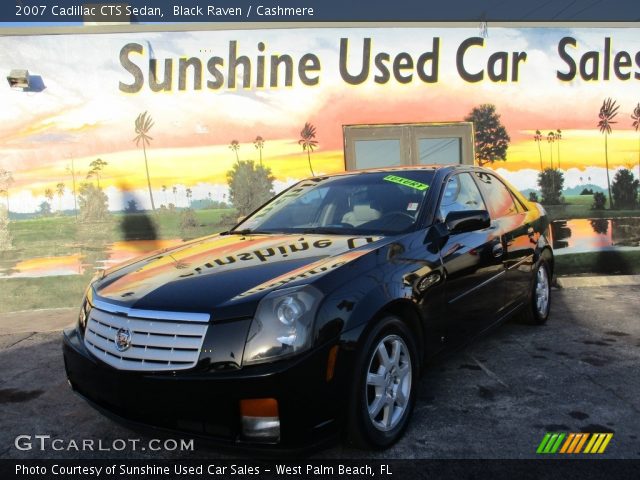 2007 Cadillac CTS Sedan in Black Raven