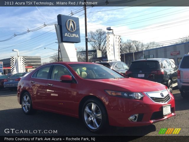 2013 Acura TSX Technology in Milano Red