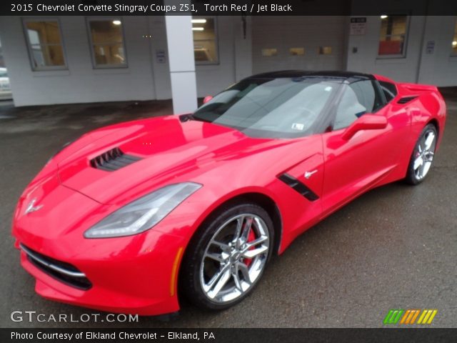 2015 Chevrolet Corvette Stingray Coupe Z51 in Torch Red