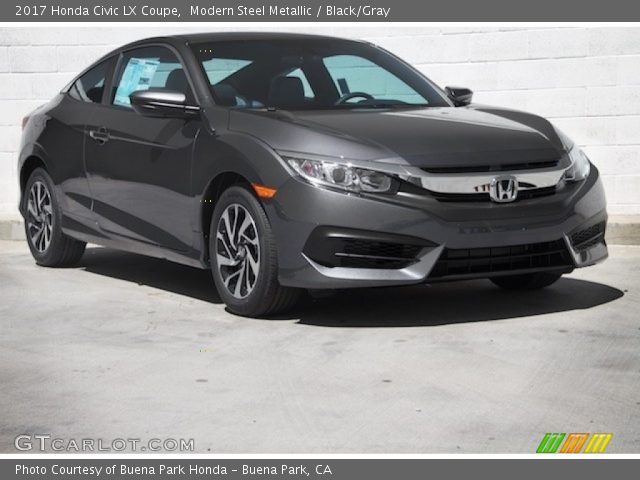 2017 Honda Civic LX Coupe in Modern Steel Metallic