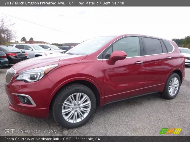 2017 Buick Envision Preferred AWD in Chili Red Metallic