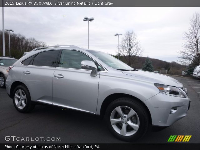 2015 Lexus RX 350 AWD in Silver Lining Metallic