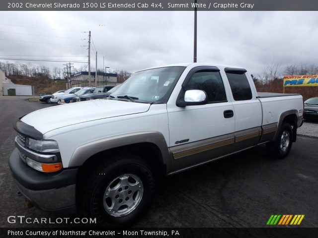 2002 Chevrolet Silverado 1500 LS Extended Cab 4x4 in Summit White