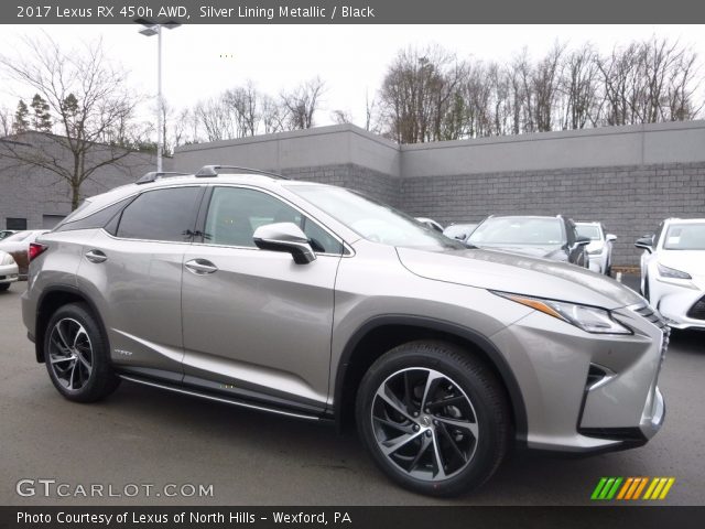 2017 Lexus RX 450h AWD in Silver Lining Metallic