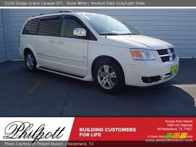 2008 Dodge Grand Caravan SXT in Stone White