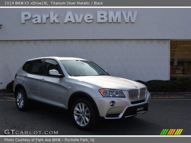 2014 BMW X3 xDrive28i in Titanium Silver Metallic
