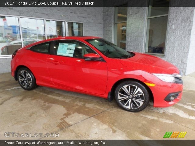 2017 Honda Civic EX-L Coupe in Rallye Red