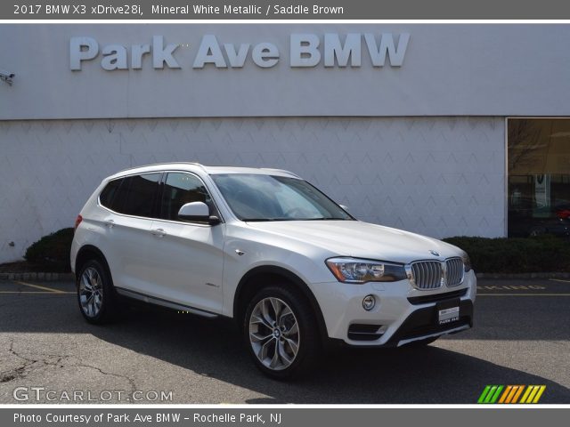 2017 BMW X3 xDrive28i in Mineral White Metallic
