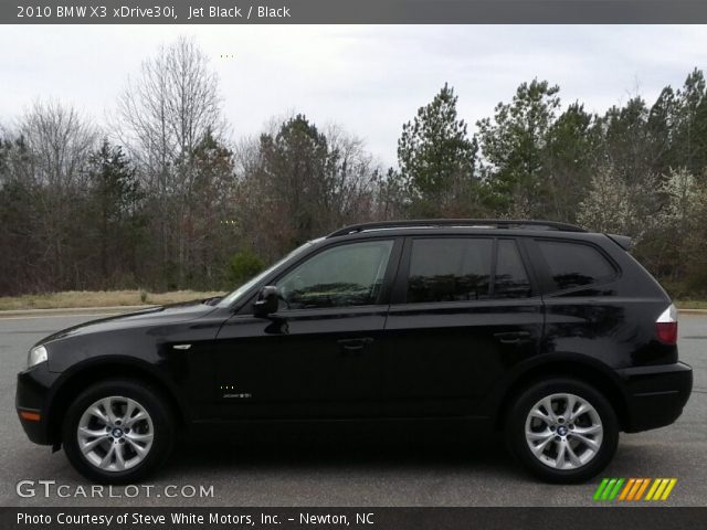 2010 BMW X3 xDrive30i in Jet Black