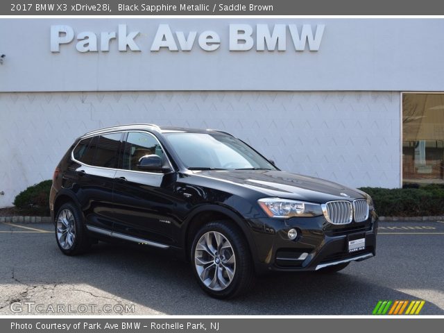 2017 BMW X3 xDrive28i in Black Sapphire Metallic