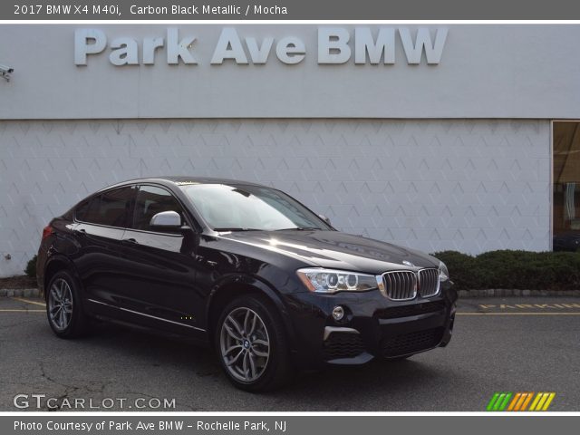 2017 BMW X4 M40i in Carbon Black Metallic