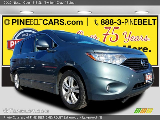 2012 Nissan Quest 3.5 SL in Twilight Gray