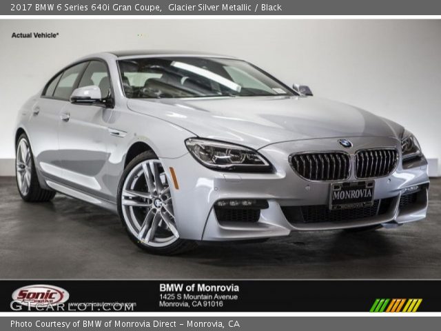 2017 BMW 6 Series 640i Gran Coupe in Glacier Silver Metallic