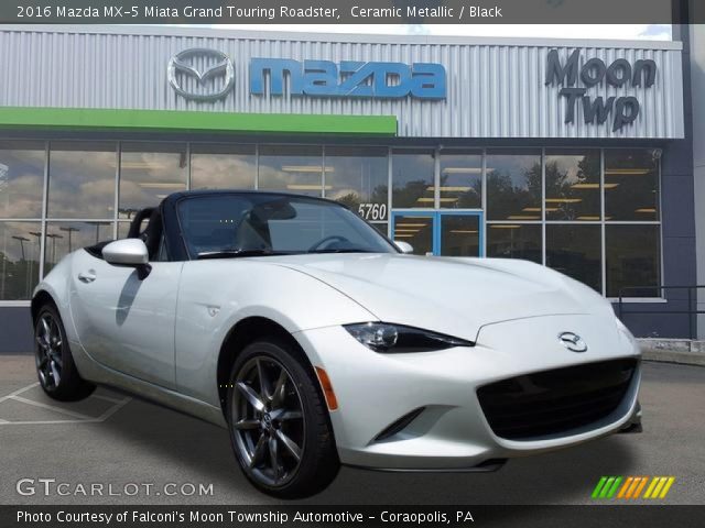 2016 Mazda MX-5 Miata Grand Touring Roadster in Ceramic Metallic