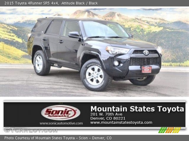 2015 Toyota 4Runner SR5 4x4 in Attitude Black