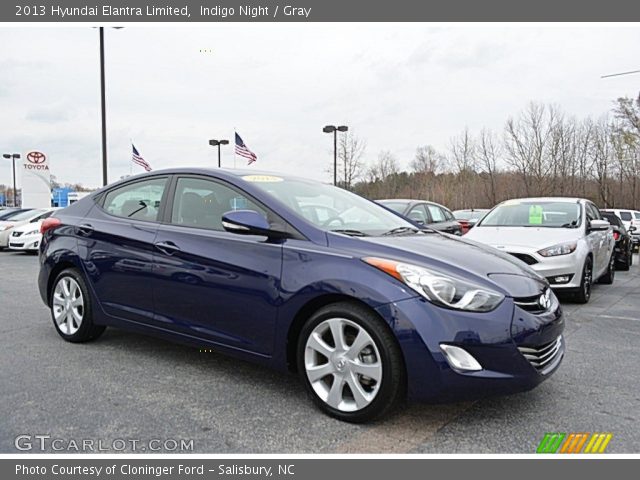 2013 Hyundai Elantra Limited in Indigo Night