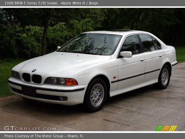 White smoke 1998 bmw 528i #3
