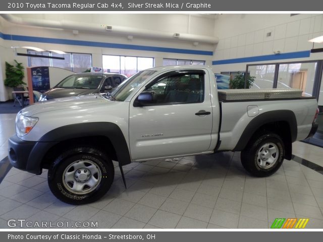 2010 Toyota Tacoma Regular Cab 4x4 in Silver Streak Mica