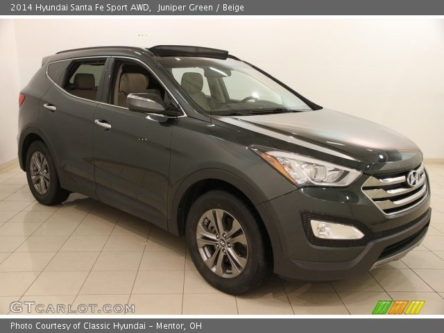 2014 Hyundai Santa Fe Sport AWD in Juniper Green