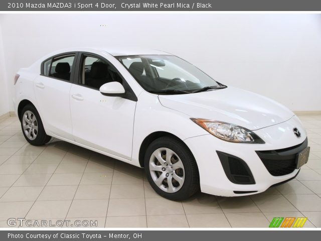2010 Mazda MAZDA3 i Sport 4 Door in Crystal White Pearl Mica