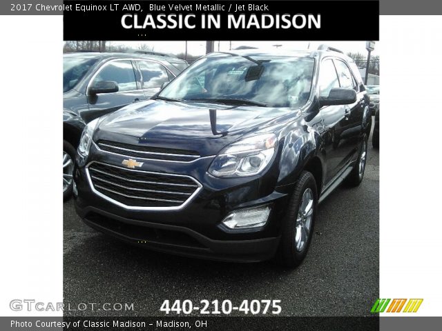 2017 Chevrolet Equinox LT AWD in Blue Velvet Metallic