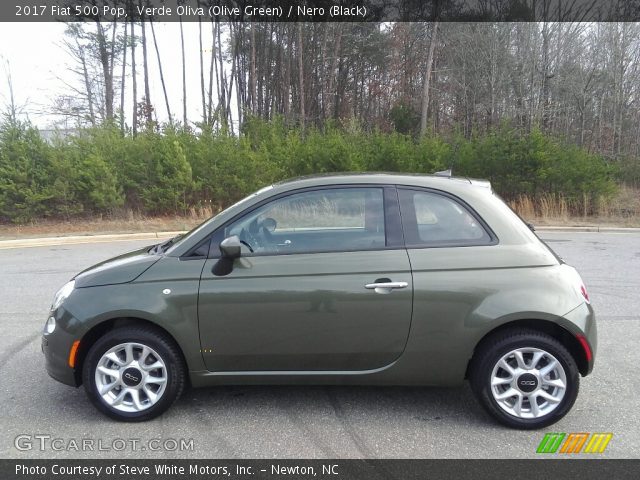 2017 Fiat 500 Pop in Verde Oliva (Olive Green)