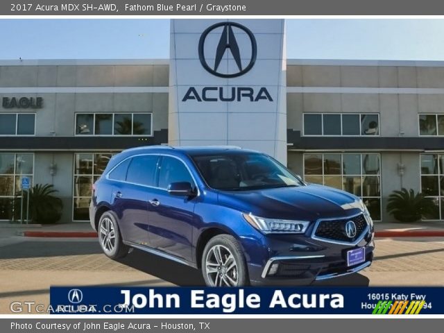 2017 Acura MDX SH-AWD in Fathom Blue Pearl