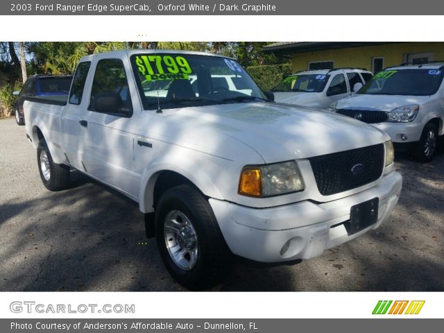 2003 Ford Ranger Edge SuperCab in Oxford White