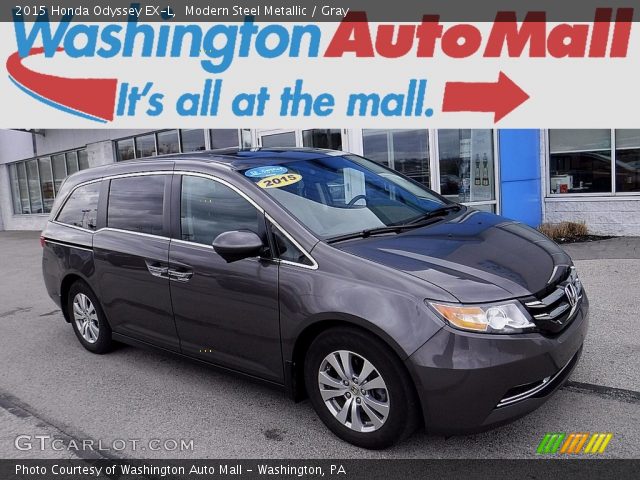 2015 Honda Odyssey EX-L in Modern Steel Metallic