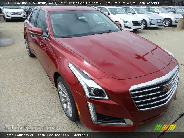 2017 Cadillac CTS Luxury AWD in Red Obsession Tintcoat
