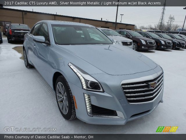 2017 Cadillac CTS Luxury AWD in Silver Moonlight Metallic