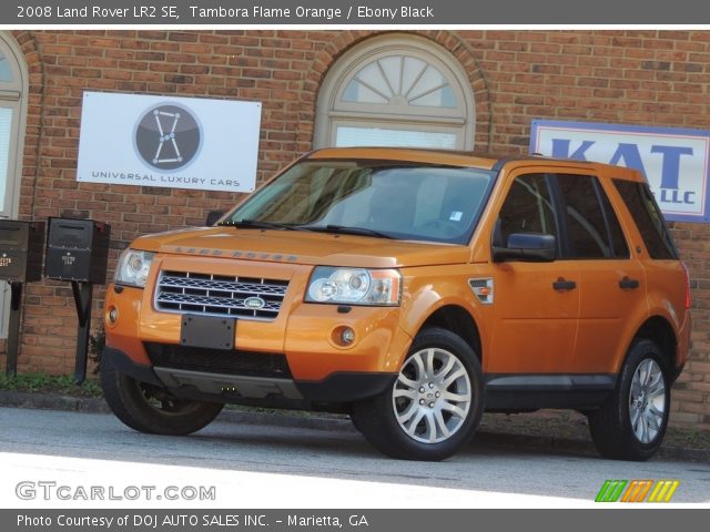 2008 Land Rover LR2 SE in Tambora Flame Orange