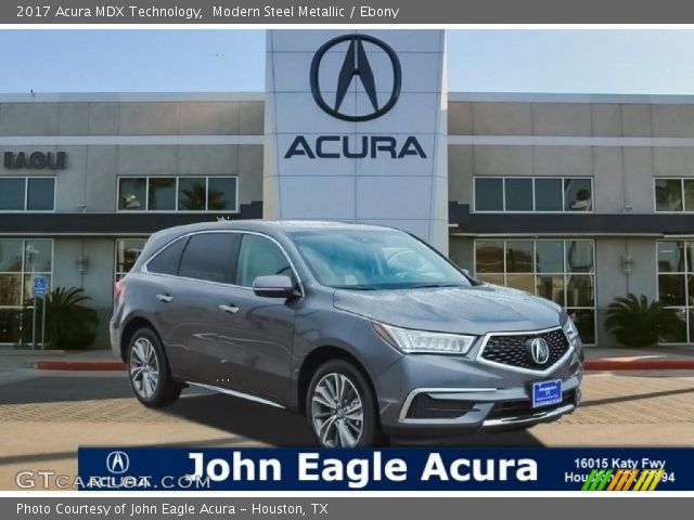 2017 Acura MDX Technology in Modern Steel Metallic