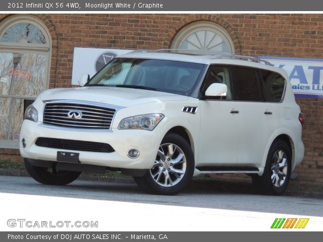 2012 Infiniti QX 56 4WD in Moonlight White