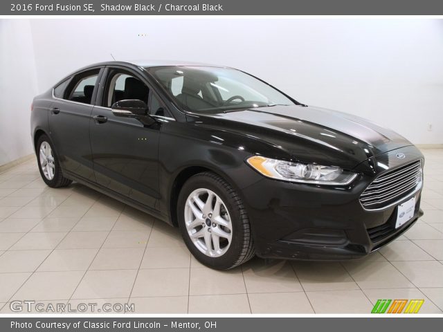 2016 Ford Fusion SE in Shadow Black