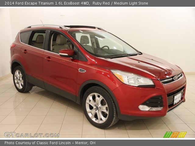 2014 Ford Escape Titanium 1.6L EcoBoost 4WD in Ruby Red