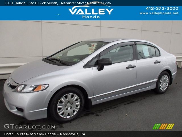 2011 Honda Civic DX-VP Sedan in Alabaster Silver Metallic