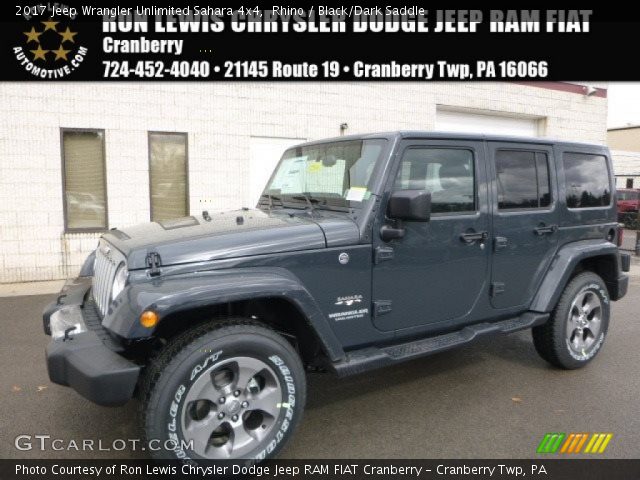 2017 Jeep Wrangler Unlimited Sahara 4x4 in Rhino