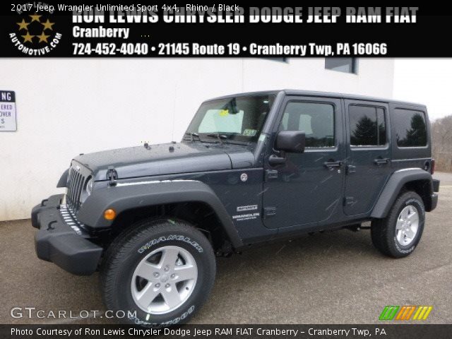 2017 Jeep Wrangler Unlimited Sport 4x4 in Rhino