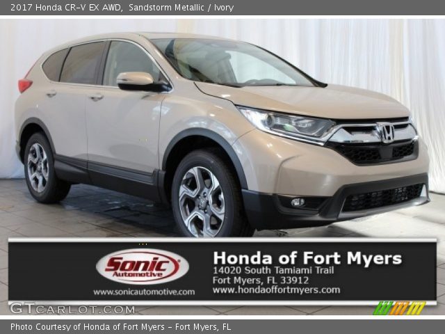 2017 Honda CR-V EX AWD in Sandstorm Metallic